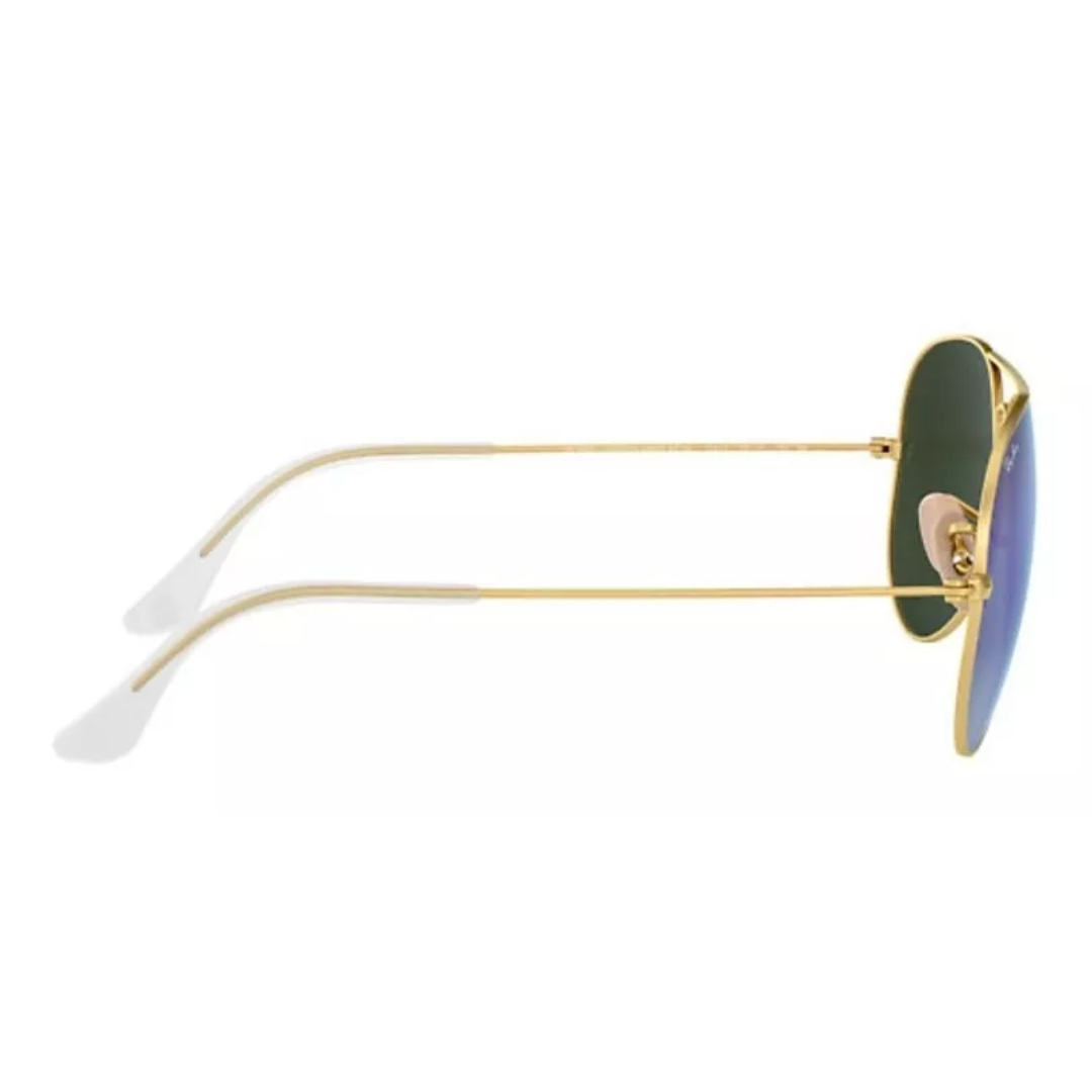 Anteojos de sol Ray Ban AVIADOR RB 3025 112/17 58 GOLD AZUL ESPEJADO