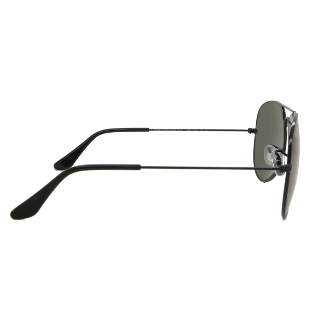Anteojos de sol Ray Ban AVIADOR BLACK GREEN MEDIUM RB 3025 L2823 58
