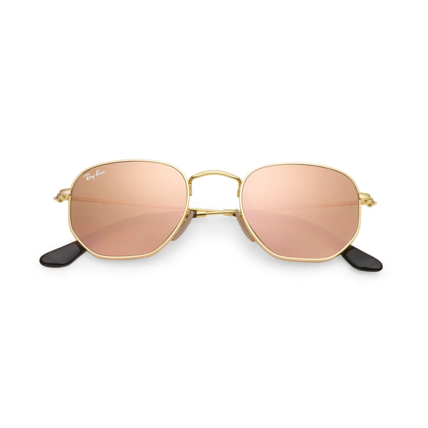 Anteojo Ray Ban ROUND METAL HEXAGONAL ROSA ESPEJADO RB 3548 001 Z2