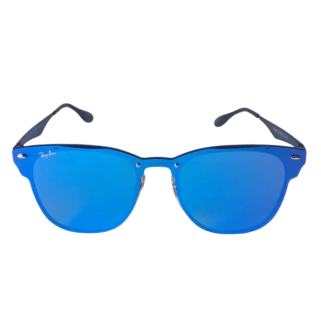 Anteojos De Sol Ray-ban Clubmaster Blaze RB3576 BLUE Espejado
