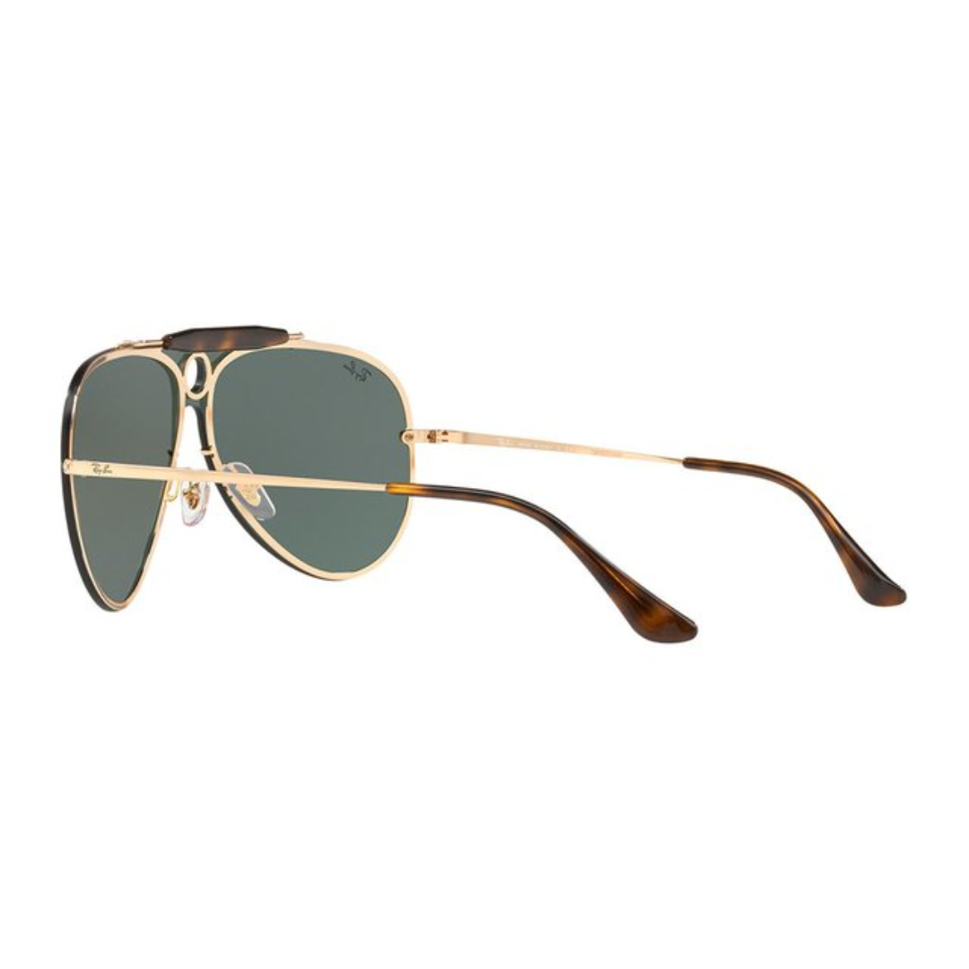 Anteojos De Sol Ray-ban Blaze Shooter classic black Green liso RB3581 001 71