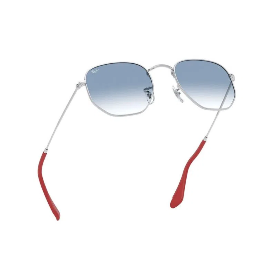 Anteojos de sol Ray Ban FERRARI HEXAGONAL RB 3548M F007 3F DEGRADÉ PATILLA PUNTA ROJA