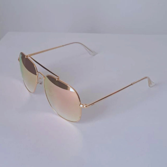 Anteojos De Sol Ray-ban Marshall Rosa Espejado RB3561 9001 I1