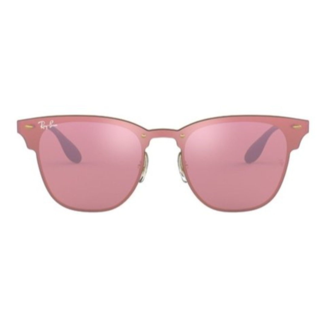 Anteojos De Sol Ray-ban Clubmaster Blaze RB3576 ROSA Espejado