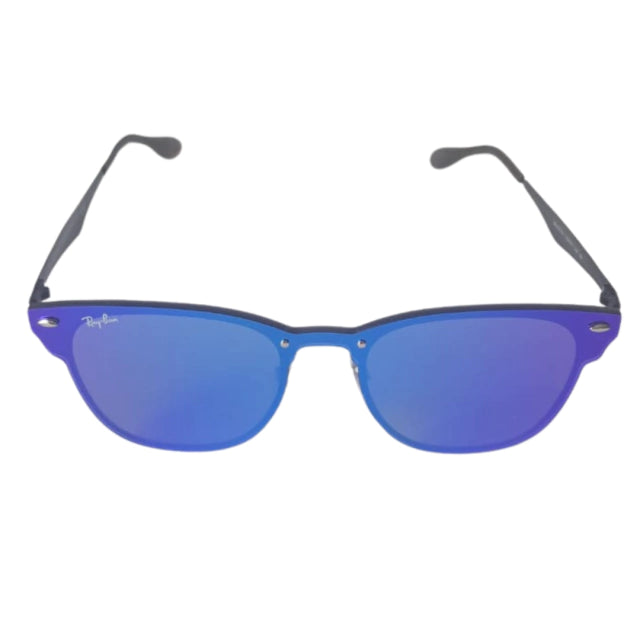 Anteojos De Sol Ray-ban Clubmaster Blaze RB3576 BLUE Espejado