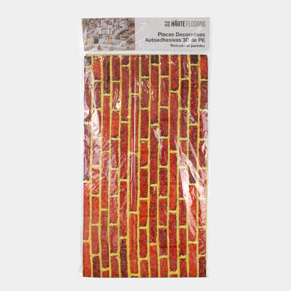 Placa 3D Ladrillos Vista Natural 2