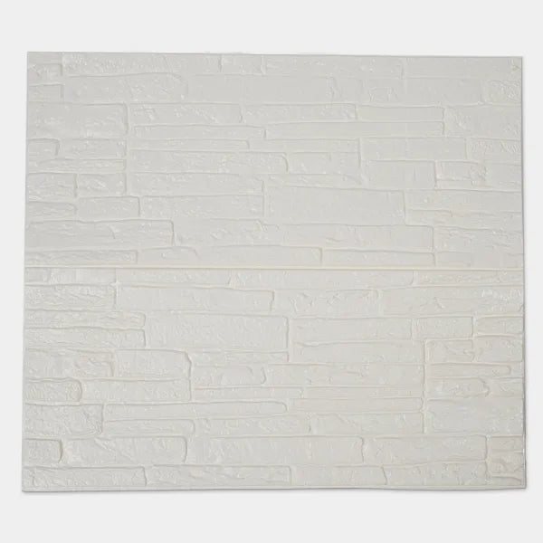Placa 3D Piedra Blanca Pack x5