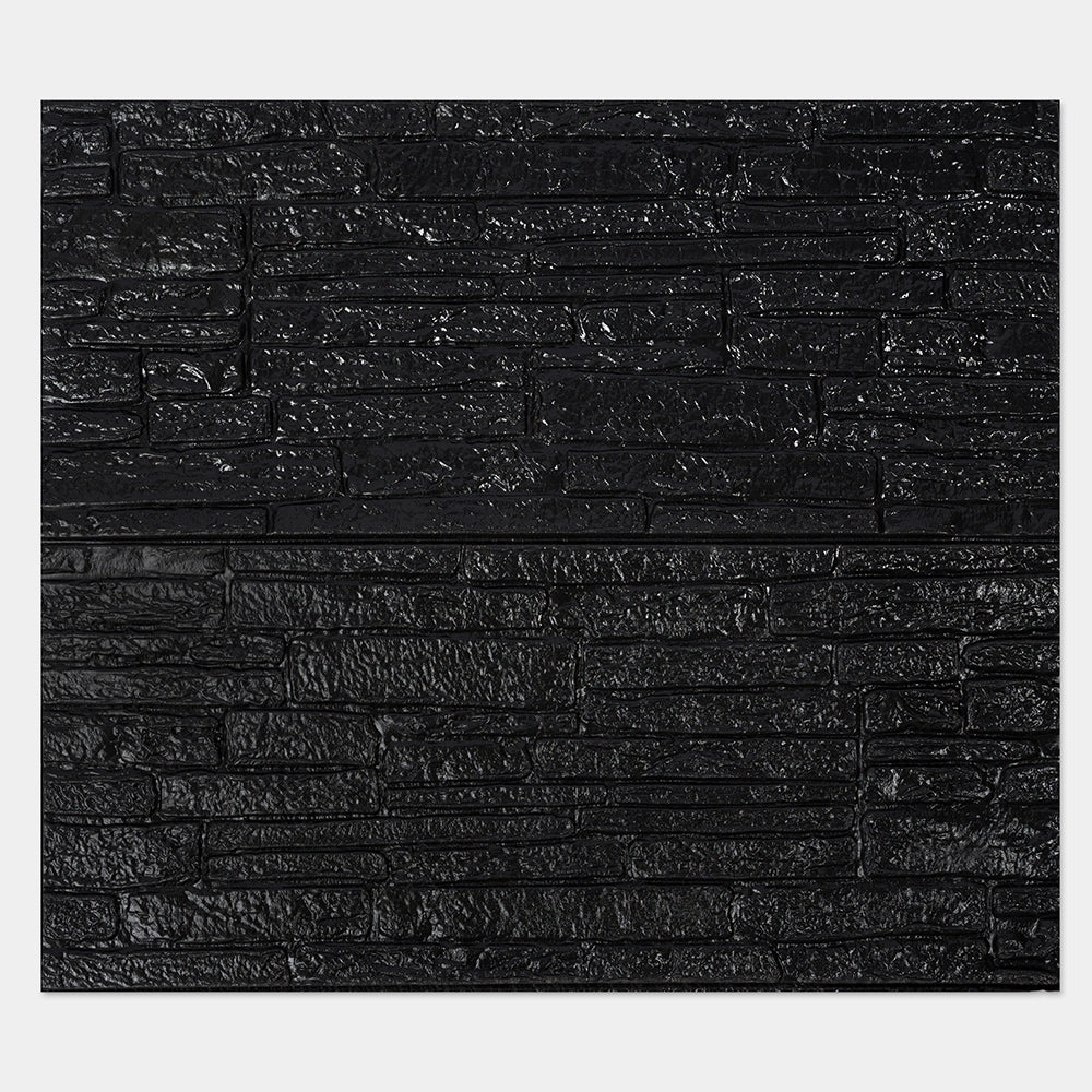 Placa 3D Piedra Negra Pack x5
