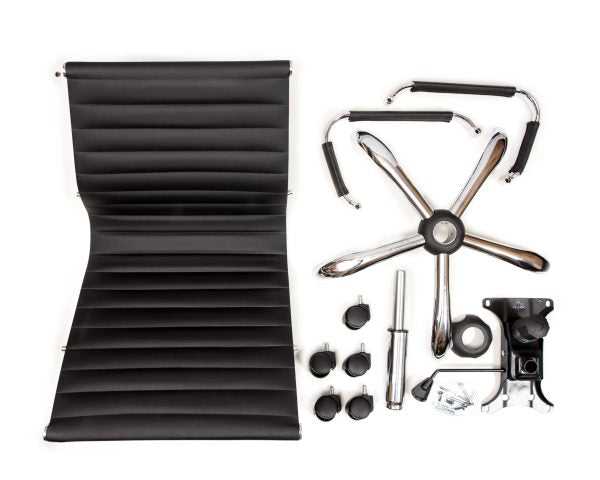 SILLA ECOCUERO BAJA X 2
