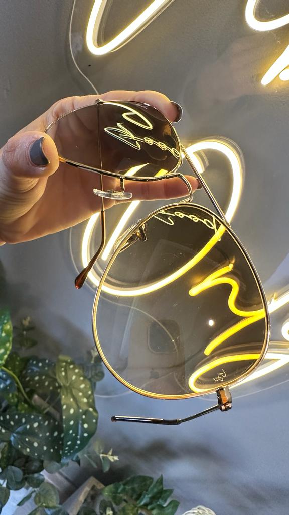 Originalidad de los Lentes RB - Grabado del lente