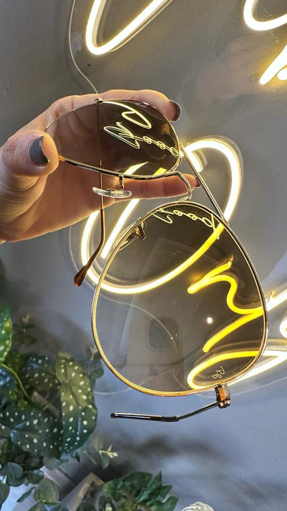 Originalidad de los Lentes RB - Grabado del lente
