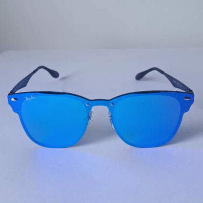 Anteojos De Sol Ray-ban Clubmaster Blaze RB3576 BLUE Espejado