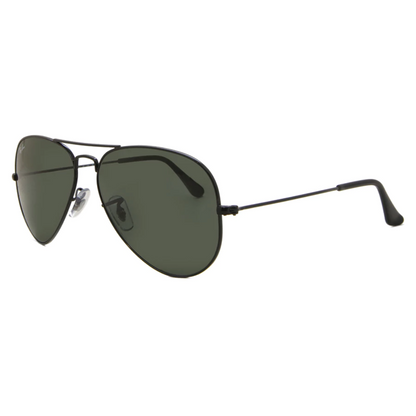 Anteojos de sol Ray Ban AVIADOR BLACK GREEN MEDIUM RB 3025 L2823 58
