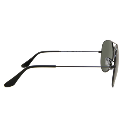 Anteojos de sol Ray Ban AVIADOR BLACK GREEN MEDIUM RB 3025 L2823 58