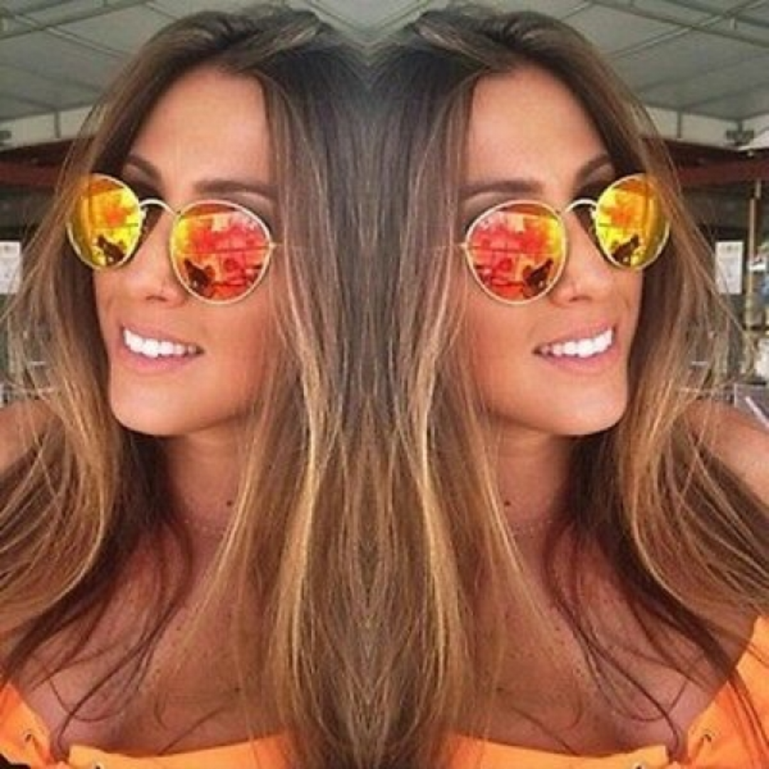 Anteojos de sol Ray Ban ROUND METALRB3447 112/69 ESPEJADO