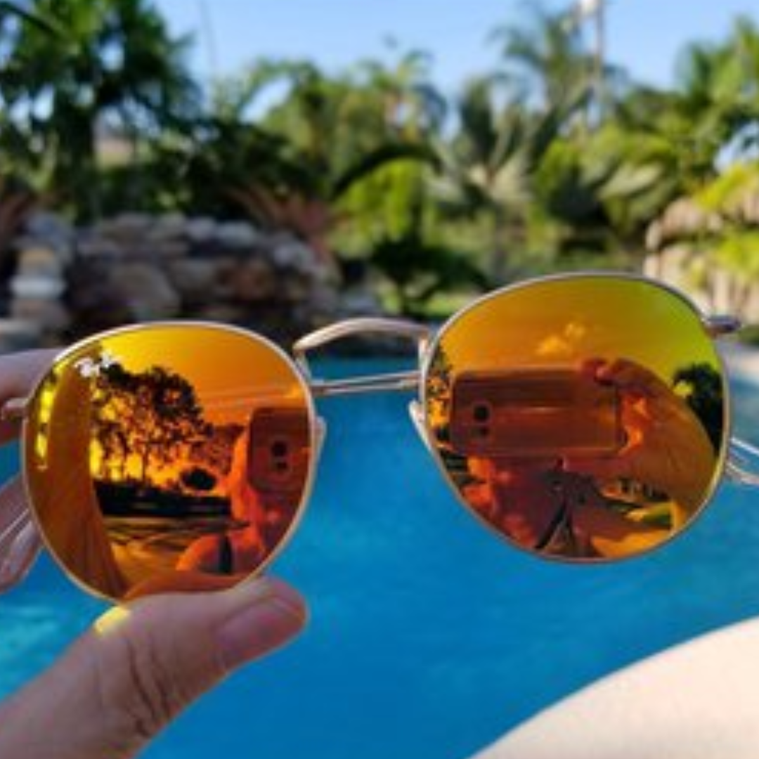 Anteojos de sol Ray Ban ROUND METALRB3447 112/69 ESPEJADO