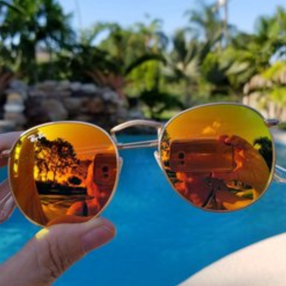 Anteojos de sol Ray Ban ROUND METALRB3447 112/69 ESPEJADO