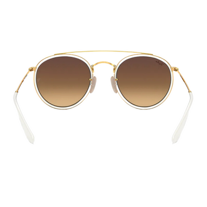 Anteojos De Sol Ray-ban Round Double Bridge RB3647 001 40 Celeste Degrade