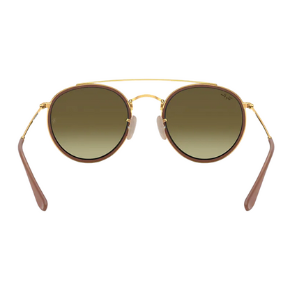 Anteojos De Sol Ray-ban Round Double Bridge RB3647 001 40 Copper Espejado