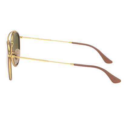 Anteojos De Sol Ray-ban Round Double Bridge RB3647 001 40 Copper Espejado