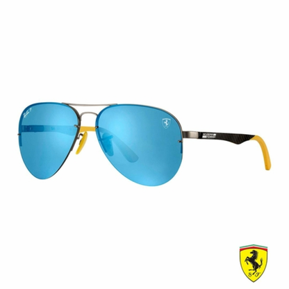 100324 FERRARI CARBON BLUE PATILLA PUNTA AMARILLA