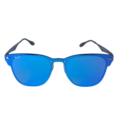 Anteojos De Sol Ray-ban Clubmaster Blaze RB3576 BLUE Espejado