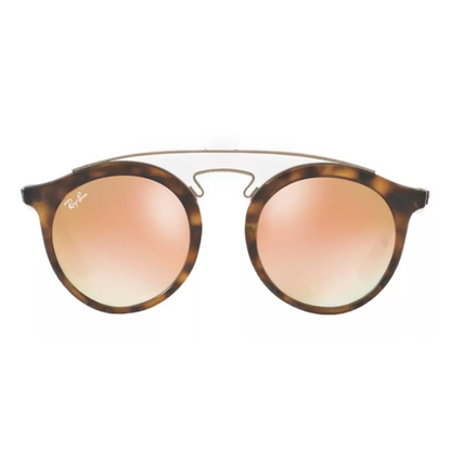 Anteojos De Sol Ray-ban Gatsby I Rosa Claro Espejado Polarizado