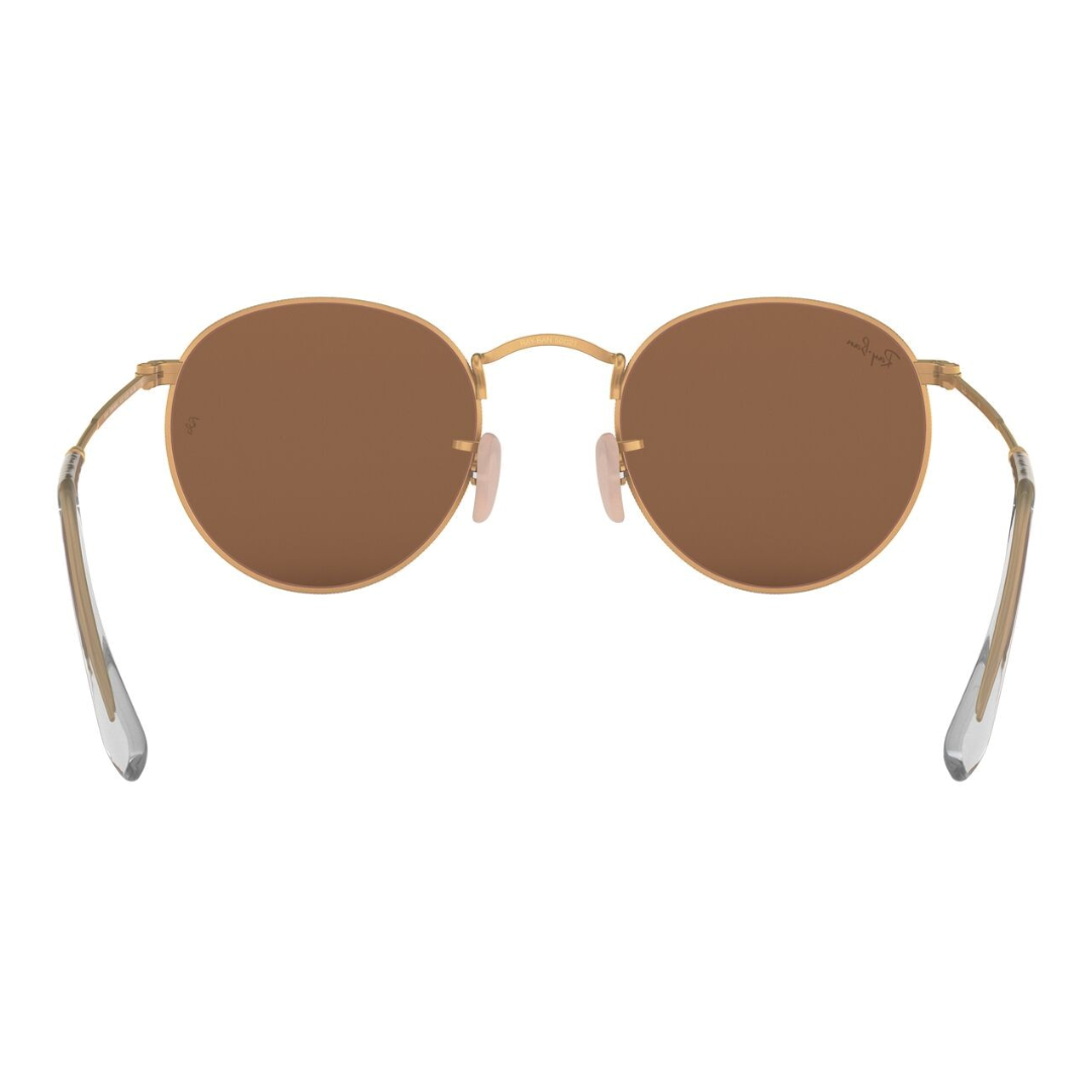 Anteojos De Sol Ray-ban Round Flash LensesRB3447 112 Z2 Copper Espejado