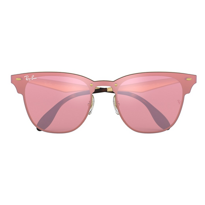 Anteojos De Sol Ray-ban Clubmaster Blaze RB3576 ROSA Espejado