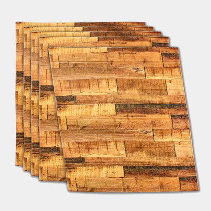 Placa 3D Ladrillo Madera