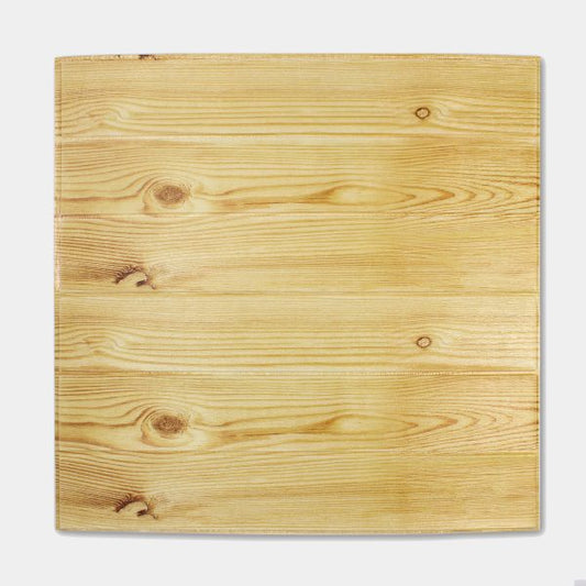 Placa 3D Simil Madera Castaño