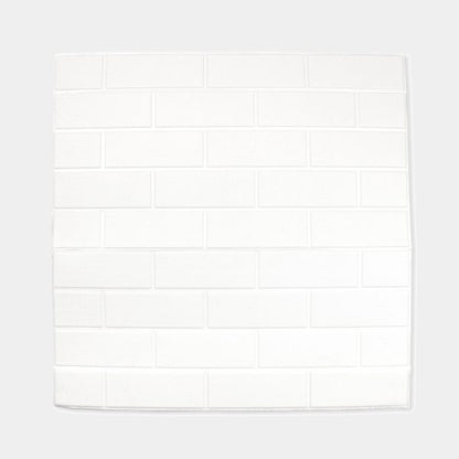 Placa 3D Ladrillos Plano Blancos
